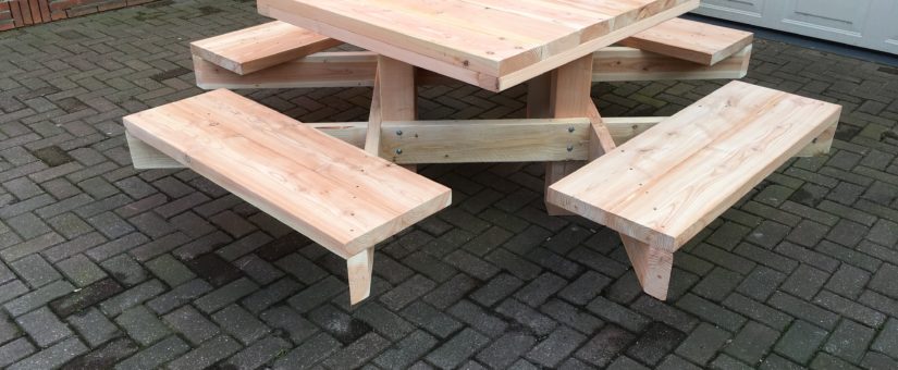 Picknicktafel vierkant